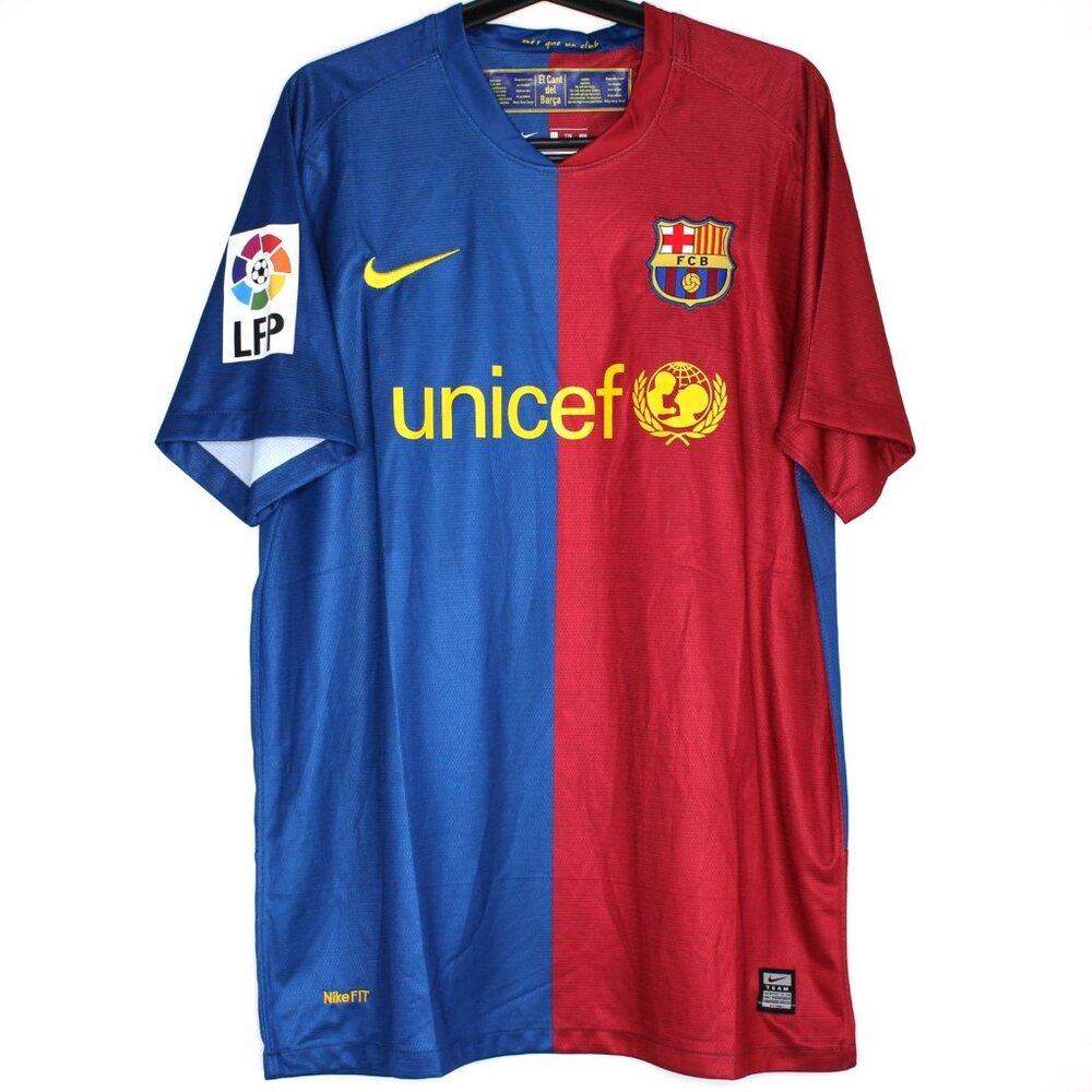 Nike Mens 2XL Lionel Messi Barcelona Dri-Fit Football Jersey H995